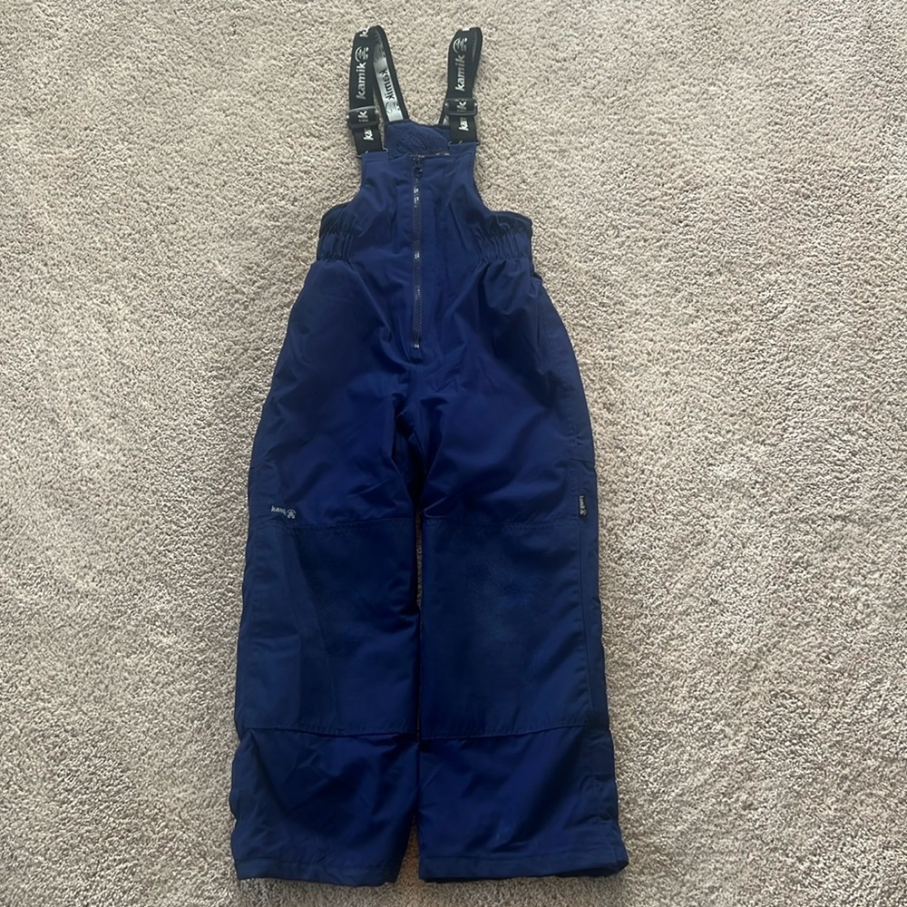 Kamik kids snow pants, size 7